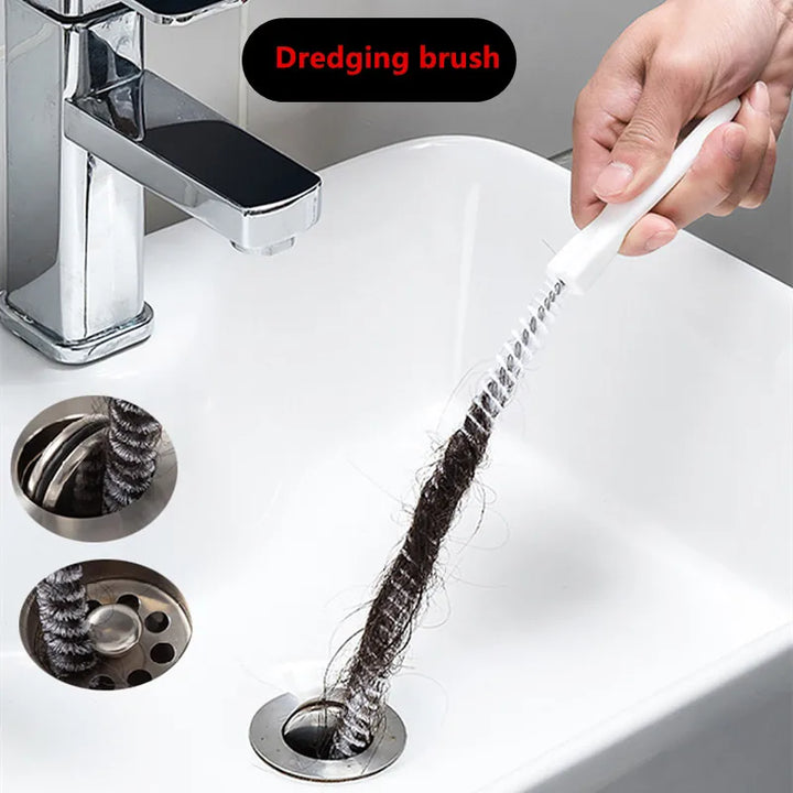 Flexible Pipe Dredging Brush Cleaner Tool