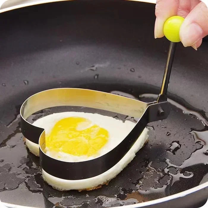 Stainless Steel Heart-Shaped Fried Egg