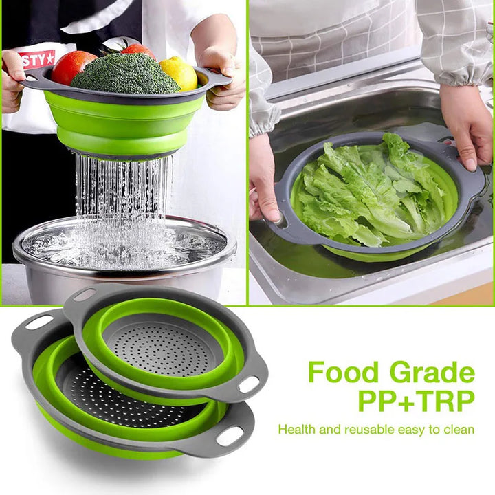 Silicone Folding Cleaning and Drainage Basket