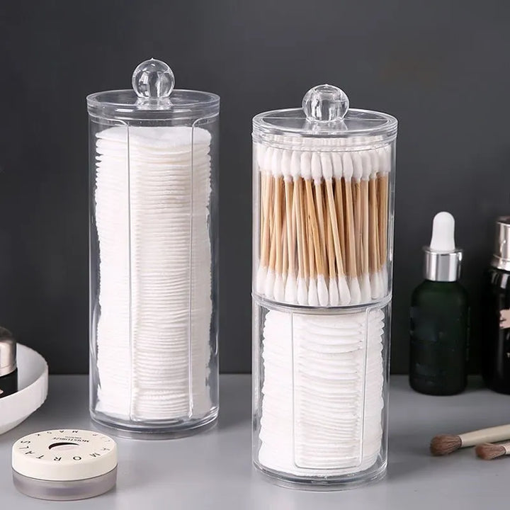 Acrylic Cotton Swab Storage Box